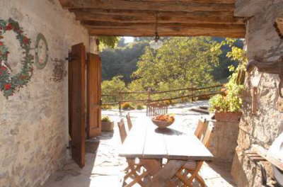 Exterior eating area