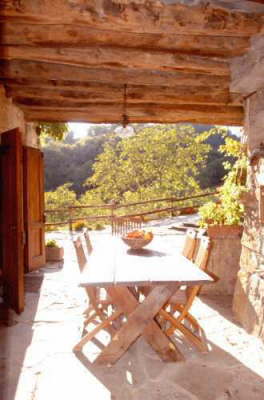 Exterior eating area vertical